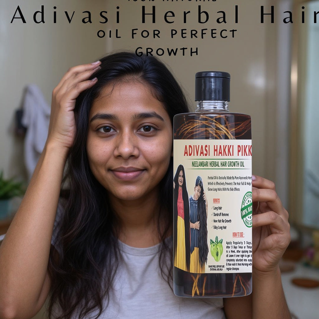 Original Mysore Karnataka ADIVASI HAKKI PIKKI HAIR Oil