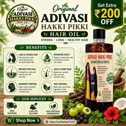 ORIGINAL ADIVASI HAKKI PIKKI HAIR Oil