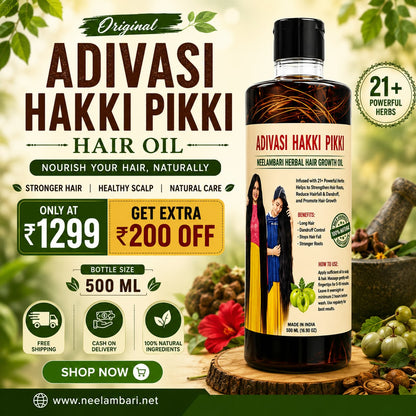 ORIGINAL ADIVASI HAKKI PIKKI HAIR Oil